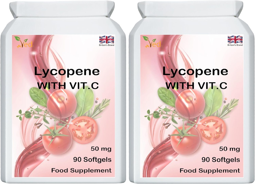 Ved Lycopene 보충교재 50mg (2의 포장)