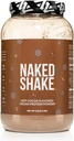 벌거 벗은 Shake - 뜨거운 코코아 단백질 Shake - 식물 Mct 기름을 가진 근거한 단백질 분말 - 글루텐 자유로운, 간결 자유로운, Gmos 또는 인공 감미료 없음 - 30의 서빙