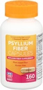 Rite Aid Psyllium Fiber Capsules, 160 Count, Psyllium Fiber Supplement, | 변비 완화 | 100 % 천연 Psyllium Husk Fiber | 자주하는 질문 | 소화 건강 증진