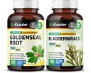 BIO KRAUTER Goldenseal 100 캡슐 & Bladderwrack 100 캡슐