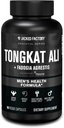 Jacked Factory 인도네시아 Tongkat Ali + Fadogia Agrestis - 200 : 1 Fadogia Agrestis 600mg 및 Primavie Shilajit를 사용하여 남성을위한 Longjack Tongkat Ali를 추출하고 Vitality, Energy 및 Mood - 60 캡슐을 지원합니다.