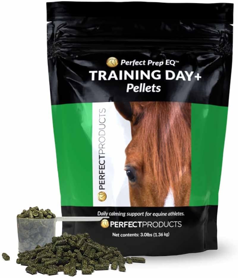 완벽한 Prep EQ 훈련 Day+ 펠릿 쇼 안전한 말 Calming 보충교재 (3 lb)