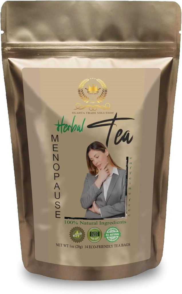 Black Cohosh Herbal Supplements - Menopause Herbal Tea - Menopause Women, Ginkgo Biloba, Red Clover, Cinnamon Tea, Eleuthero Root, Licorice Root - 1 Pack의 보충제