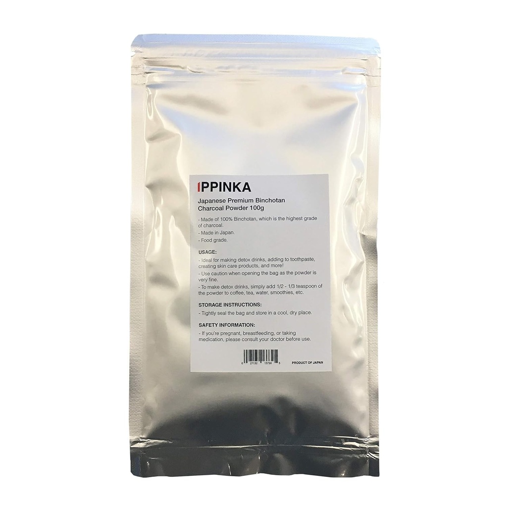 일본 프리미엄 Binchotan 숯 분말 100g