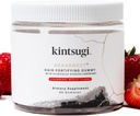 Kintsugi KeraSweet Hair Fortifying Gummy- Help Combat Signs of Aging Hair, 강한, Voluminous Strands- Supports Healthy, Fuller Looking Hair w/ B12, Saw Palmetto, ACV (딸기, 60ct)