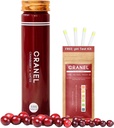 CRANEL Fast-Acting Cranberry Formula - Urinary Tract & Gut Support - (1 Week Supply) + 무료 pH 테스트 키트 | 3,000 크랜베리, 설탕, 비건, 임상 입증