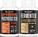 Lean 몸 질량, 에너지 & 건강한 시효, 세포 갱신을 위한 13mg spermidine 보충교재를 가진 2000mg Phosphatidic 산