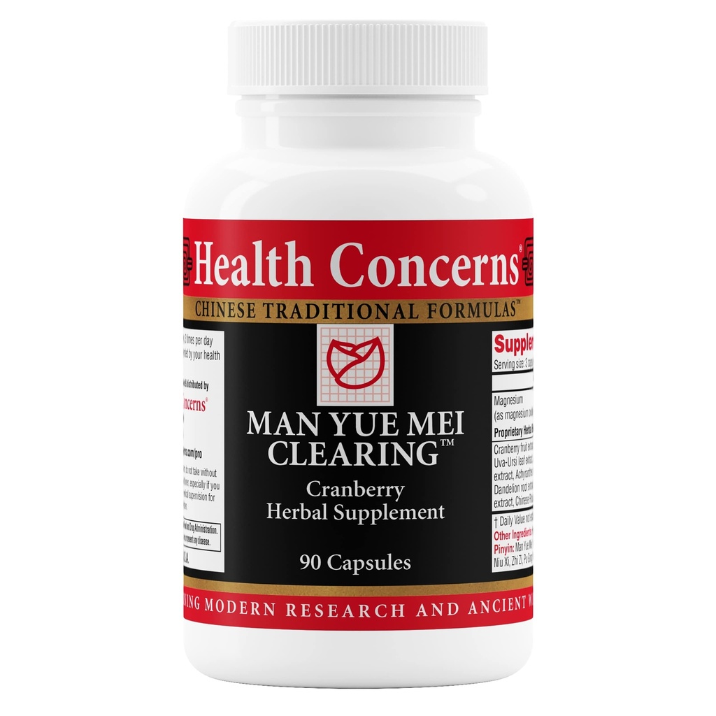 건강 Concerns 남자 Yue Mei Clearing – Urinary Tract Health & Bladder Cleanse에 대한 Cranberry 보충 – Kidney Support Formula – 옥수수 실크와 중국 초본 보충 – 90 캡슐