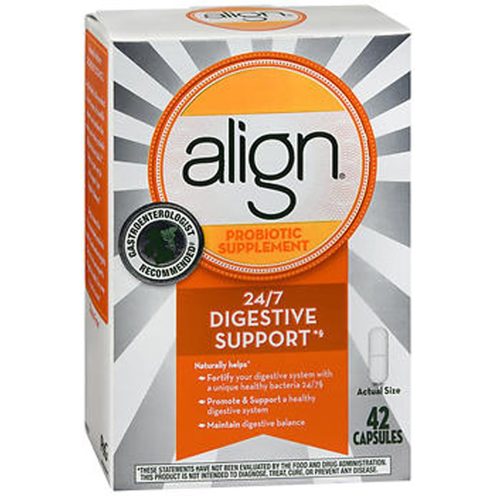 Align Probiotic 보충교재 캡슐, 2 pk./42 ct의 제품. [Biz 할인]