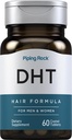 Piping Rock DHT Advanced Hair Formula | 60 정제 | 남성과 여성용| Non-GMO, 글루텐 프리 보충교재