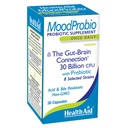 HealthAid MoodProbio 30 Ct, Prebiotic, 8 선정 된 Strains와 30 억 CFU, 매일, 산 및 비스듬한, 글루텐, 낙농 및 GMO 무료, Vegan