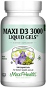 Maxi 건강 비타민 D3 3000 IU 75 mcg 비타민 D 보충 건강한 뼈, 치아, 면역 지원 - VIT D3 보충 쉽게 삼키기 비 GMO, 남성과 여성을위한 보충 – Kosher 180 젤