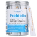 ZEBORA Probiotics for Women, Men and Kids, Prebiotics and Probiotics Powder for Digestive and Immune Gut Health - 건강한 호흡 시스템 글루텐 무료 및 비 GMO, 30 패킷 지원