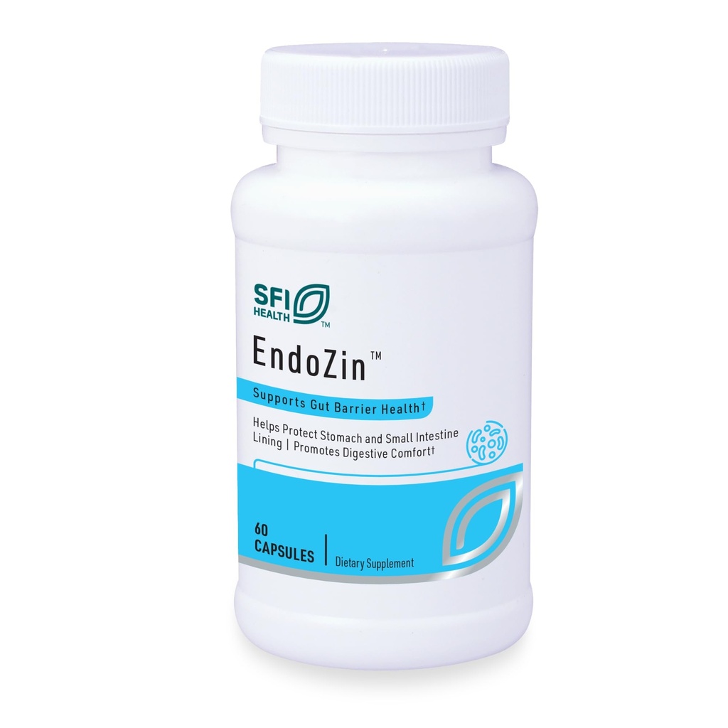 SFI 건강 Klaire 실험실 Endozin - L 글루타민을 가진 아연 Carnosine 복합물은 Intestinal 장벽 기능, Hypoallergenic (60의 캡슐)를 지원합니다