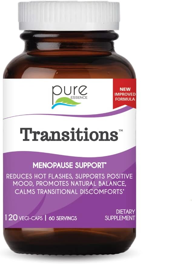 여성을 위한 순수한 에센스 실험실 전환 비타민, 호르몬 균형을 촉진하는 자연적인 Menopause 기복 보충교재, 감소 뜨거운 섬광, 무드 그네 & 밤 땀, 120의 캡슐