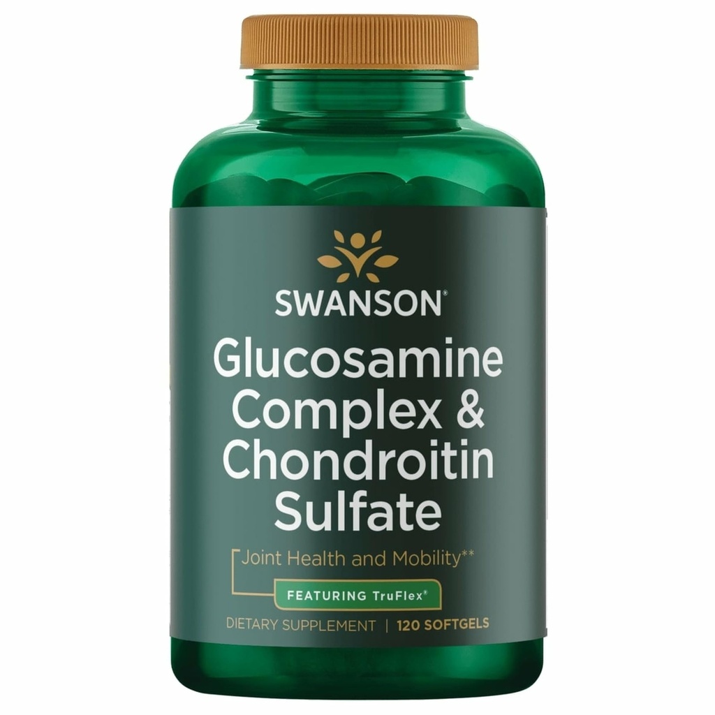 Swanson Glucosamine Complex & Chondroitin 황산염 500/400 밀리그램 120 Sgels