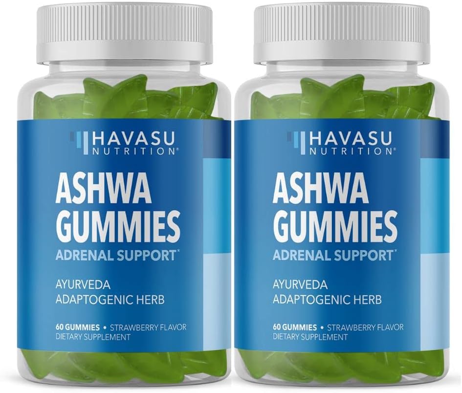 Ashwagandha Gummies 보충교재는 자연적인 달력을 지원하기 위하여 디자인했습니다 - 초본 지원 - 여자와 남자를 위한 Ashwagandha Gummies - 비 GMO 및 글루텐 자유로운 보충교재 - 120 Vegan Strawberry Gummies