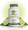 Citrus Bergamot Supplement (Citrus Bergamia) 봉사 당 1,000 mg (2) 60 Vegan 캡슐 - 특허 Bergamonte