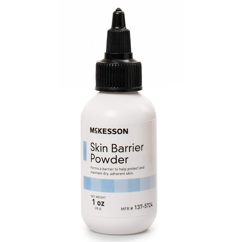 McKesson 피부 장벽 분말, 보호하고 건조한 접착 피부, 1개 oz, 1 조사를 유지하십시오