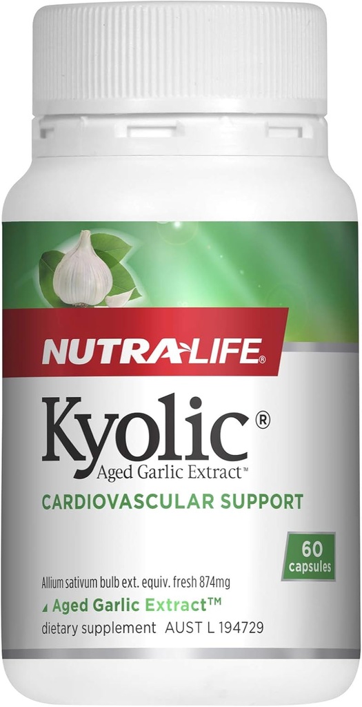 Nutra-Life Kyolic Aged 마늘 추출물 120 캡슐