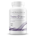 Theralogix Thera-D 6000 비타민 D 보충 - 6,000 IU (150 mcg) 비타민 D3 정제 - 90 일 공급 - 여성 및 남성을위한 면역 지원 보충 - 보조 뼈 & 심장 건강 - NSF 인증 - 90 정제