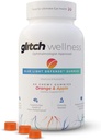 건조한 눈 푸른 빛 방어를위한 Glitch Gummies - Vegan, Sugar Free Zeaxanthin 및 성인과 노인을위한 Lutein Gummies (60 카운트 - 1 병)