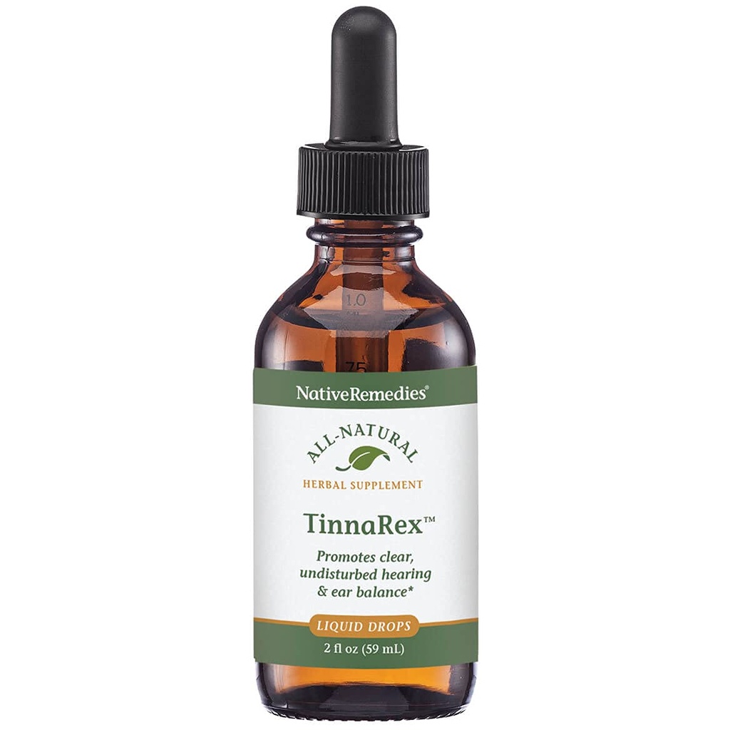 Native Remedies TinnaRex - 모든 자연적인 초본 보충은 명확하고 Undisturbed Hearing를 승진시킵니다 - 지원 귀 구조, 건강한 행동 및 운반 - 59 mL