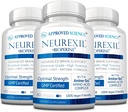 승인 과학 Neurexil - DMAE를 가진 자연적인 Nootropic 지원 - 뇌 기능, Sharpen Clarity, Boost 기억 - L-Tyrosine, Ginkgo Biloba, Huperzine A, BioPerine - 3 달 공급을 강화하십시오