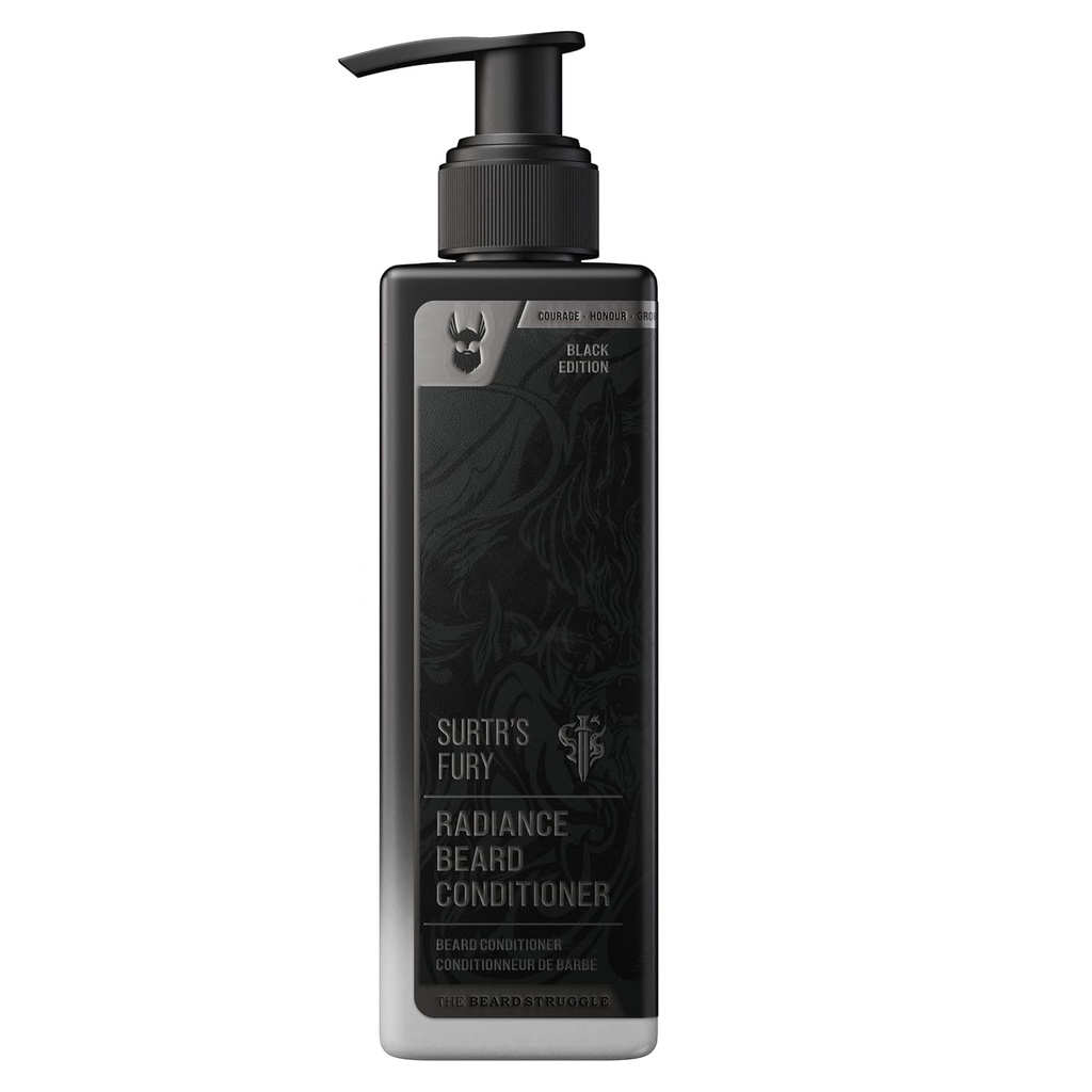 Beard Struggle - Marksman의 Beard 컨디셔너 - Surtr's Fury, Platinum Collection - Nourish, Softens, & Strengthens Beard - 남성용 Radiance Beard 컨디셔너 (8 Fl oz)