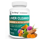 Dr. Berg Liver Cleanse Detox Capsules w/Unique Blend of Milk Thistle, Ox Bile & Folate - Liver Supplement 포함 심황, 블랙퍼 & 콜린 - 60 캡슐