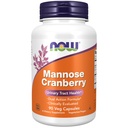 지금 식품 보충제, Mannose Cranberry, 듀얼 액션 포뮬러 *, 임상 구상 건강 *, 90 Veg 캡슐