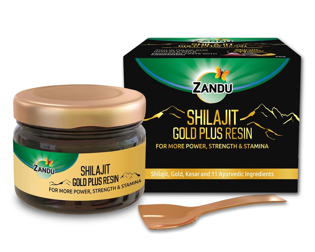 Zandu Himalayan Shilajit Resin | 에너지, 강도 및 물리적 성능에 대한 천연 플랜트 기반 보충 | Active Lifestyle & Vitality | 0.71 Oz (20g)