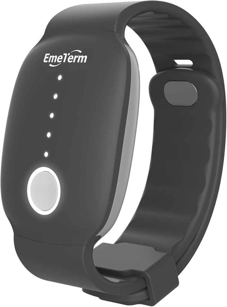 EmeTerm 패션 FDA-Cleared Relieve Nausea Electrode Stimulator 아침 Sickness 운동 여행 Sickness Vomit 구호 재충전용 젤 약 자유로운 손목 밴드 부작용 없이