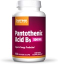 Jarrow Formulas Pantothenic Acid B5 500 mg - 100 Veggie Caps - Essential B 비타민 - 에너지 생산 및 대사 지원 - 100 서빙, 3 팩