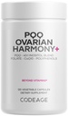 Codeage PQQ Ovarian Harmony+ 보충교재 - PQQ (Pyrroloquinoline Quinone), Myo-Inositol & D-Chiro-Inositol 40:1 혼합, Folate 5-MTHF, CoQ10, Wild Blueberry - Liposomal 납품 - 비 GMO - 120의 캡슐
