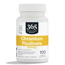 전체 식품 시장의 365, 크롬 Picolinate 200 MCG, 100 CT