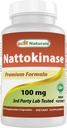 최고의 자연 Nattokinase, 2000 FU, 100 Mg, 90 채식 캡슐