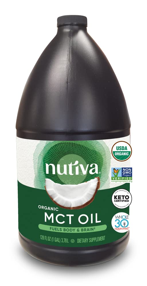 Nutiva 유기 MCT 기름, 128 Fl Oz
