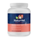 NaturVet – 브루어의 마늘 맛을 지닌 효모 공식 – 플러스 비타민 – 건강한 피부 & 광택 있는 코트 – B-1, B-2, Niacin & 비타민 C와 포트화 – 개 & 고양이 (4 lb 분말)