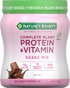 NB OS Nature's Bounty 완전한 식물 단백질 & 비타민 Shake 혼합, 12의 서빙