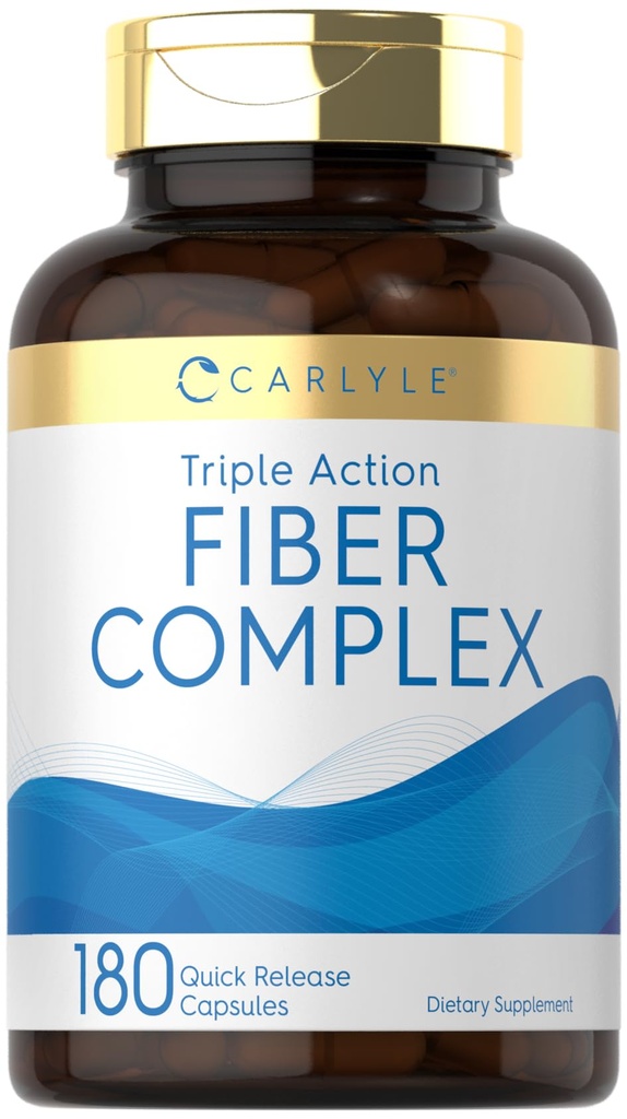 Carlyle Fiber Complex | 180 캡슐 | 비 GMO 보충 | 트리플 액션 섬유