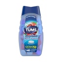 TUMS Antacid 스무디 Berry Fusion 추가 강도 750, 부드러운 용해 - 140 Chewable 정제