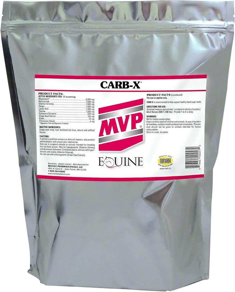 Med-Vet Pharmaceuticals Carb-X (10lb) 포도당 대사 지원 ...