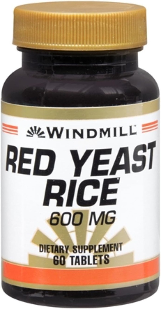 Windmill Red Fermented Rice 600 mg 정제 60 정제 (6 팩)