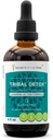 Tribal Detox 초본 추출물, 알콜 자유로운 글리세리이트 Tincture, 심황, Dandelion, 우유 이틀, Burdock, Cleavers, 크랜베리, Goldenrod, 녹차 정화 활동 공식 (4 FL OZ)