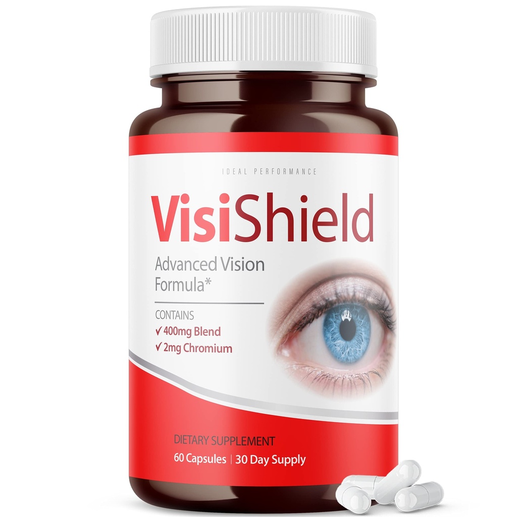 IDEAL PERFORMANCE Visishield 눈 보충 약 비타민 (60 캡슐)에 대한 고급 비전 포뮬러