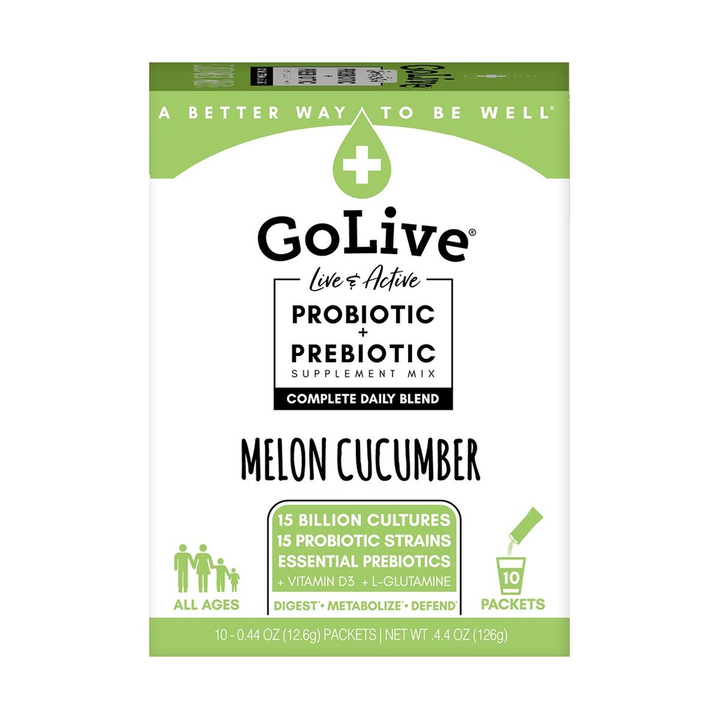 성인과 아이, 멜론 및 쿠이, 성인과 아이를위한 10ct- Probiotics, Gut 및 소화 건강을위한 Prebiotic 섬유, 박사 및 Dieitians에 의해 추천