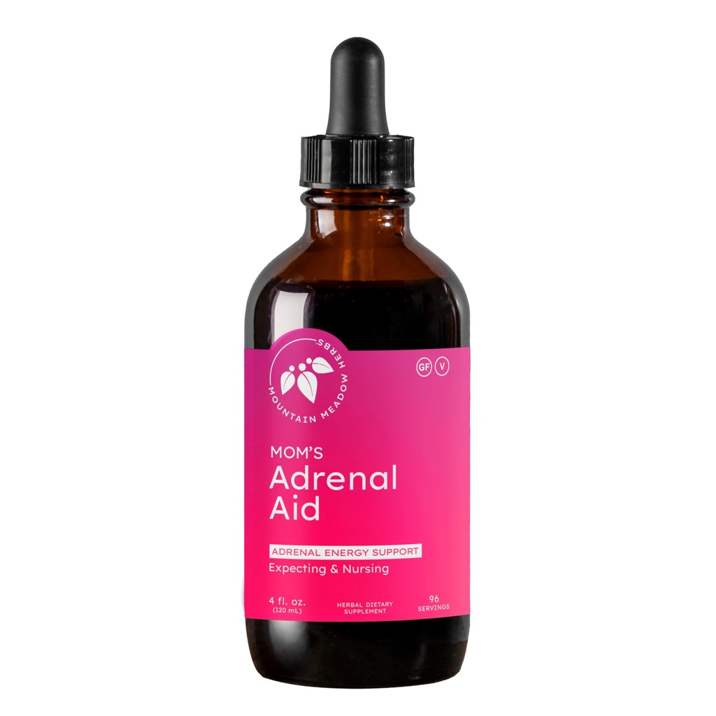 산 Meadow 허브 엄마의 Adrenal 보조 – 액체 초본 보충교재, 여성을 위한 자연적인Adrenal 지원, 기대 & 간호 엄마를 위한 안전, 부스트 에너지, 감소 피로 & 지원 호르몬 균형 4oz