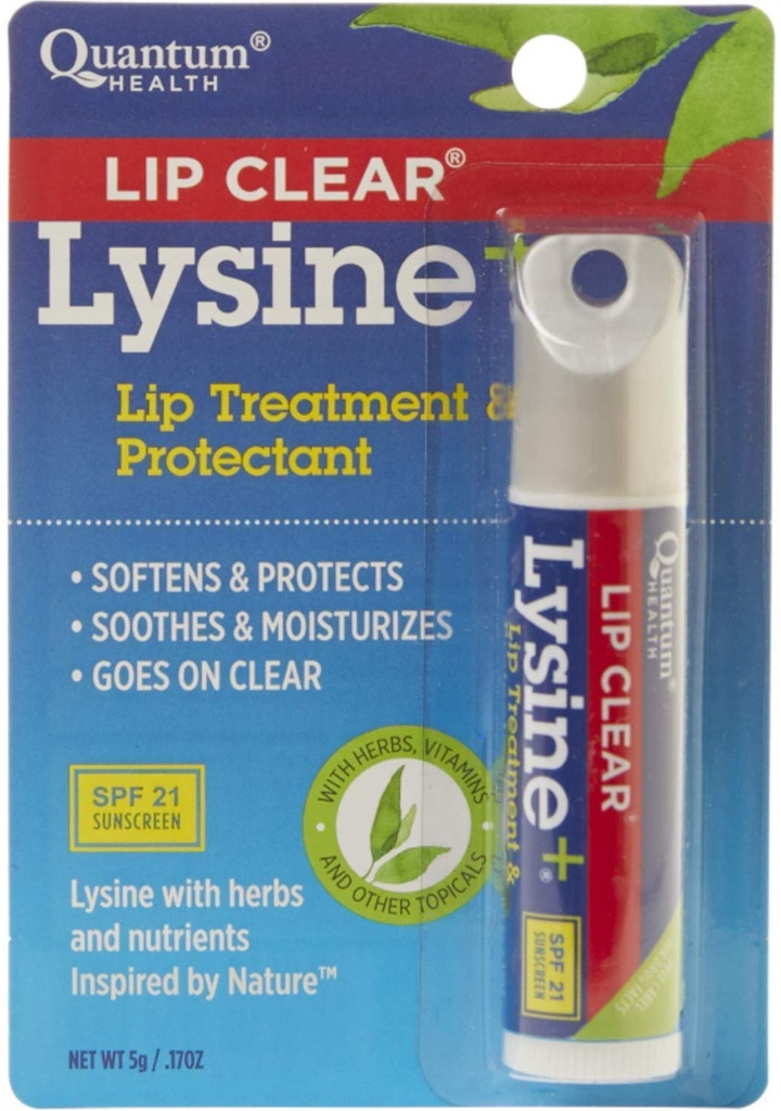 Quantum 건강 Lysine+ Coldstick, SPF 21, 0.17 온스 (3의 평균 팩)
