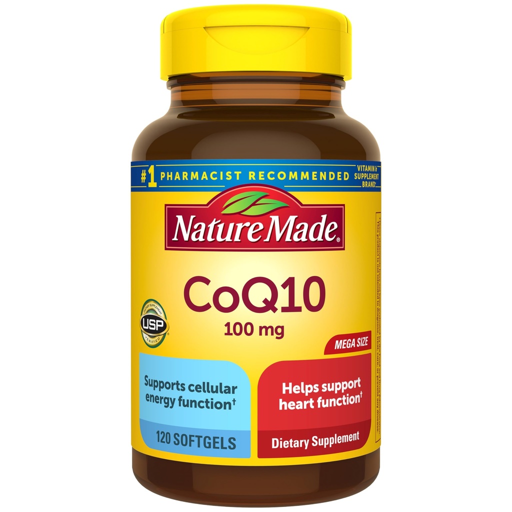 성격은 CoQ10 100mg의 심장 건강 지원을 위한 규정식 보충교재, 120 Softgels, 120 일 공급을 만들었습니다